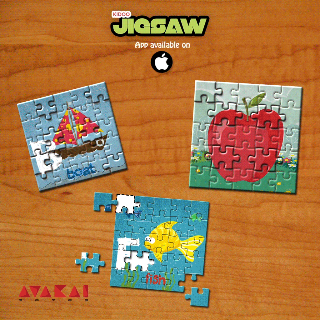KIdoo Jigsaw, Avakai games, ios games, android games