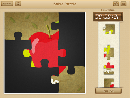 Avakai games, ios games, android games, Kidoo Jigsaw game